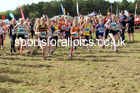 Girls under-13s 2021 North Eastern Harrier League, Druridge Bay. Photo: David T. Hewitson/Sports for All Pics